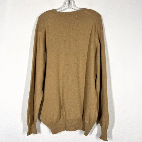 TaylorMade Golf Cashmere V-Neck Sweater XL Long Scotland - Picture 2 of 10